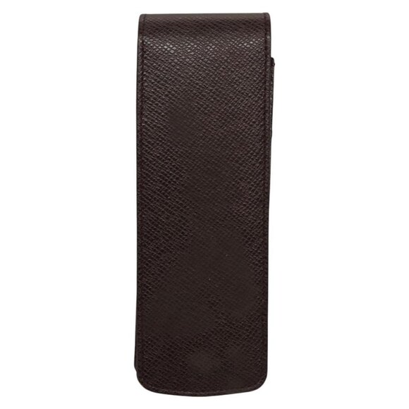 LOUIS VUITTON Taiga Dog Solo Pen Case Acajou LV Auth bs24147 - Picture 3 of 16